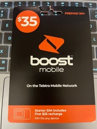 boost mobile (Telstra公司）澳洲28日5G/4G 50GB 電話卡 上網卡+無限通話+無限致電香港/中國 Sim卡