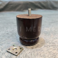 8cm round wooden legs