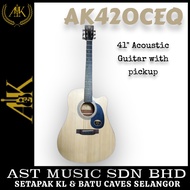 AK Acoustic Guitar with pickup, AK-420CEQ/ AK420CEQ
