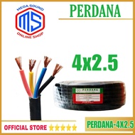 Kabel Audio Speaker 4x2.5 Perdana Kabel Listrik isi 4 Serabut Perdana 50M