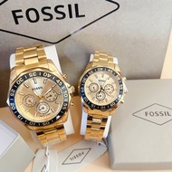 Fossil stainless steel fashion watch for men women couple watch water proof  Non tarnish Wrist Watch