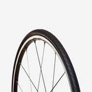 BTWIN Road Cycling Tyre Btwin Protect Light 700x28C - Black