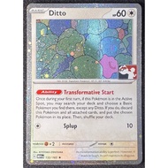 2023 Pokemon Play Pokemon Prize Pack: Series 6 132 Ditto Cosmos Holo Promo Kad Pokemon Card Original