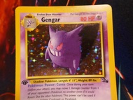 Thẻ Pokemon original lá Gengar [1st Edition] 5/62 Fossil TCG 1459 d7 NF4 1-24