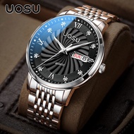 UOSU Men's Watch New Original Authentic Swiss Imported Movement Waterproof Luminous Calendar Watch Men's Automatic Design High-end Business Watch