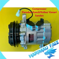 HarimauFaiz Compressor, Perodua Kelisa/ Kenari/ Kancil, Sanden System. SD 7H10 1A 660 850 1.0CC