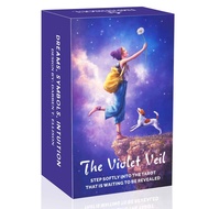 The Violet Veil, 78 Tarot Cards ,Purple Style, Destiny Divination, Card Games, Tarot Cards