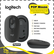 LOGITECH POP Mouse - Mouse Nirkabel Bluetooth dengan Fungsi Tombol Emoji