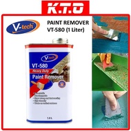 V-Tech VT-580 1 Liter Heavy Duty Paint Remover / Acid Cat / Penanggal Cat