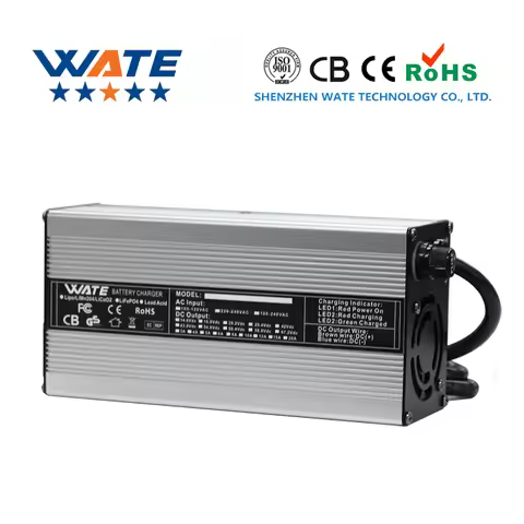 71.4V 12A lithium battery charger, suitable for 17S lithium-ion battery pack, output voltage 62.9V