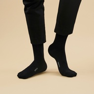 Tất Vớ Giày Tây Trơn Cổ Cao UPPER YOU Cotton Tự Nhiên Dày Dặn Êm Ái Thoáng Khí Khử Mùi Extra Soft - 