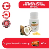 Halagel Virgin Coconut Oil 60’ Softgel  MINYAK KELAPA DARA