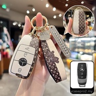 Car Key Cover Case For Mercedes Benz A180 A200 C180 C200 C250 E200 E250 CLA GLA Car Remote Key Prote