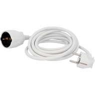 UNITEC Schuko Extension H05VV-F3G 1.5 mm² IP20 3 m White