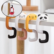 1pc Removable Table Hanging Bag Hook Students Portable Free Punching Desk Handbag Side Hooks Bathroo