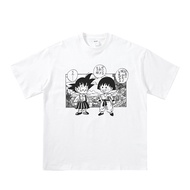 Anime Dragon Ball Little Goku Cherry Maruko Short Sleeved Base T-Shirt 【KKS】