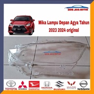 Mika Headlamp Lampu Depan Agya Original 2023 2024 2025 Mika kaca Lampu depan Toyota Agya