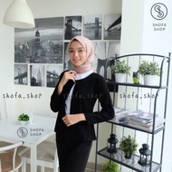 HITAM Black Blazer.Plain Black Blazer.Kejar Blazer.Busui Blazer. Black Blazer. Plain black blazer