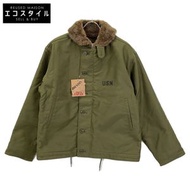 Houston 5N-1 卡其/橄欖綠甲板夾克，40碼