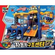 🎉🇰🇷韓國境內版 小巴士tayo 聲光 音效 車輛救援中心 (不含車子) 軌道組 玩具遊戲組