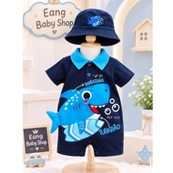 Romper Set + Hat Handsome Boy