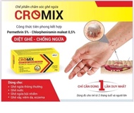 CROMIX – Chế phẩm hỗ trợ điều trị ghẻ ngứa kháng khuẩn phục hồi da Tuýp 20g