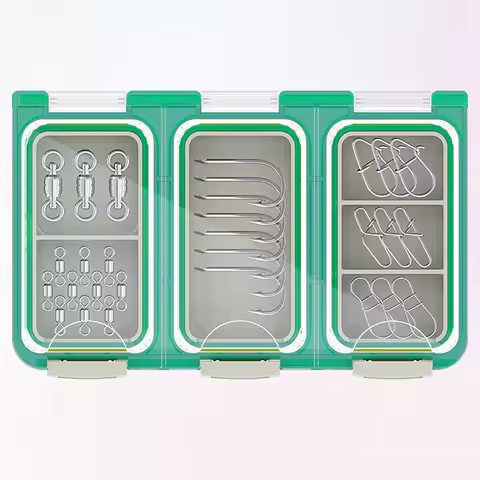 Fishing hook Luya Accessories Box Waterproof Multi-functional Micro Bait Portable Fishing Supplies B