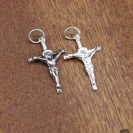 銀革手作 925 純銀 立體 耶穌 十字架 吊墜