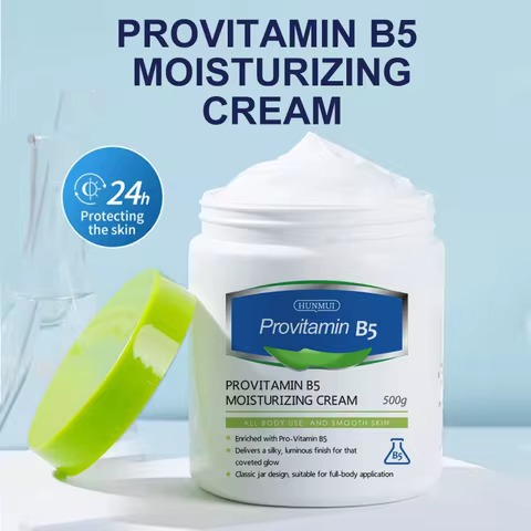 Provitamin B5 Moisturizing Cream, 500g Hydrating Face & Body Lotion, 24H Skin Protection, Repair Dry