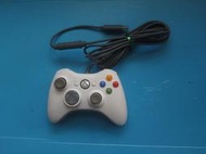 XBOX360 主機專用 白 原廠有線手把 按鍵操作功能良好.