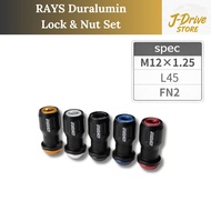 Formula Nut Set L45 FN-2 M12x1.25 - Various Colors: Orange, Blue, Red, Silver - High Quality & Durab