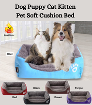 【ShopWithJoy】Pet Dog Cat Bed Puppy Cushion House Pet Soft Kennel Dog Mat Dog Bed Puppy Bed Pet Bed