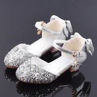 Girls High Heels Princess Shoes Catwalk Performance Shoes Children Crystal Shoes Children Performanc