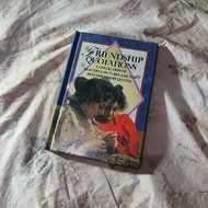 Preloved vintage hardcover friendship quotes book