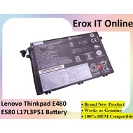 Lenovo ThinkPad E480 E580 R480 R580 L580 L17C3P51 Battery