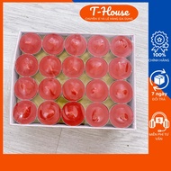 COMBO of 10 Tealight Candles to burn essential oil lamps, mini round border decorative candles that 