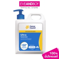 CANCER COUNCIL - Ultra Sunscreen SPF50+ (1L) แคนเซอร์ เคาน์ซิล อัลตร้า ซันสกรีน กันแดด