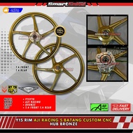 Y15 RIM SP500 AJI RACING 5 BATANG CUSTOM CNC HUB BROONZE