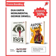 DIVA Press - Pack of Two by Monumental George Orwell: Animal Farm & 1984 1984 George Orwell