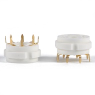 Large Eight-pin Ceramic Gold-plated Tube Holder for PCB Circuit Board 8-pin 6P3P 6P6P 6N8P