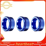 [Hot-Sale] 3Pcs Car Center Console Air AC Knob Volume Rings Trim Cover Button for  BRZ  86 GT86 2013