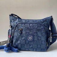 original Kipling New style Monkey Bag Medium Messenger Bag Womens Multi-layer Monkey Shoulder Bag Mo