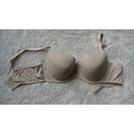 AMBRIELLE WIRELESS BRA WITH FOAM CREAM LURIX SIZE 40C (C90) - FULL CUP BRA