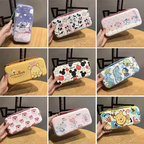 Kawaii Travel Carrying Storage Bag For Nintendo Switch NS Oled Game Console Box Shell Cover Cute Car