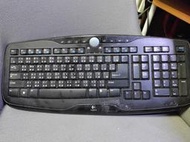 稀少款 羅技飆風手 Y-SAL85 media destop 1000 鍵盤 ps/2陽台 二手良品
