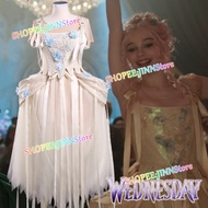 -JINN- Enid Sinclair Wednesday Cosplay Costume for Kids & Adults | Masquerade Ball Accessories Inclu