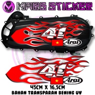 Striping Block Cvt Lis Polet Cvt Sticker Bak Cvt Motor