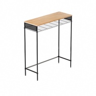 [特價]【dayneeds】[120x45cm木頂板]漂流木紋-工作桌(135高) 兩色可選 黑色