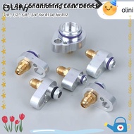 OLINI 1Pcs Air Conditioning Leakage Plug, 3/8" 1/2" 5/8" 3/4" R134/R12 Leak Detection Plug,  Metal C