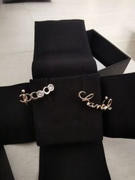 Chanel earrings 耳環 coco chanel 22P 副本單  手鏈頸鏈耳環介指choker